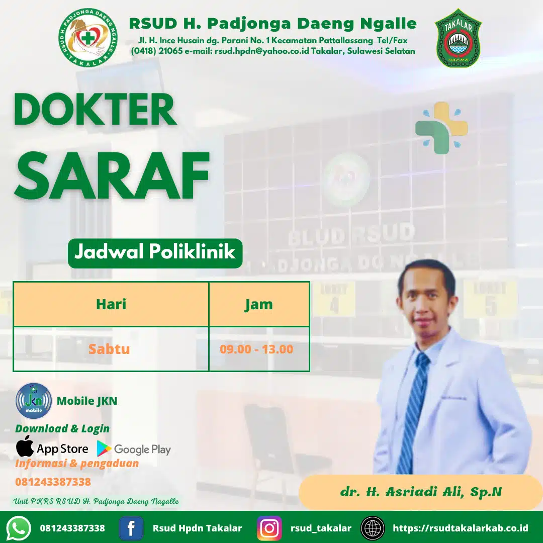 dr. H. Asriadi Ali, Sp.N dr. H. Asriadi Ali, Sp.N