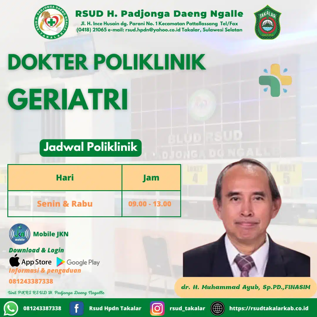 dr. H. Muhammad Ayub, Sp,PD.,FINASIM dr. H. Muhammad Ayub, Sp,PD.,FINASIM