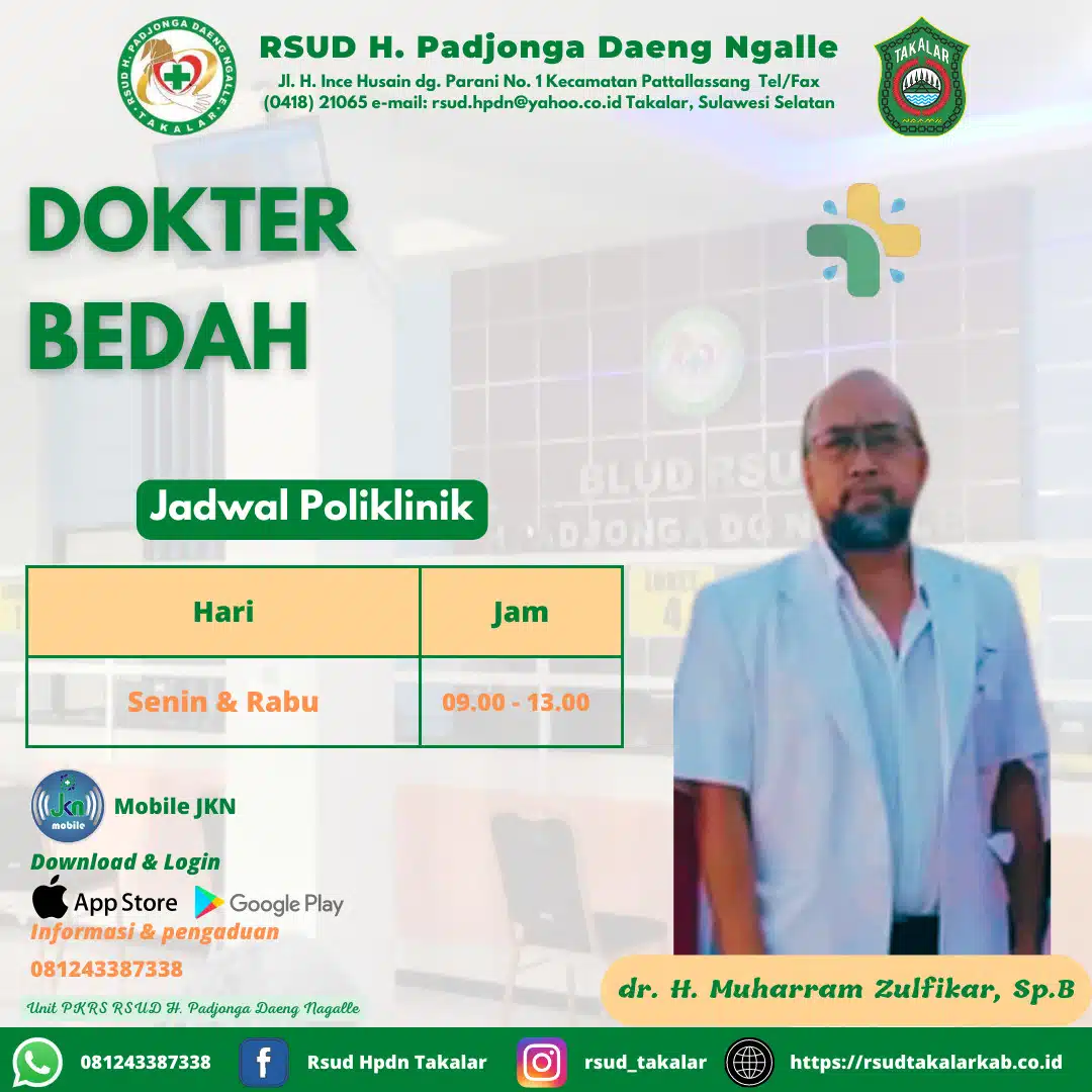 dr. H. Muharram Zulfikar, Sp.B dr. H. Muharram Zulfikar, Sp.B