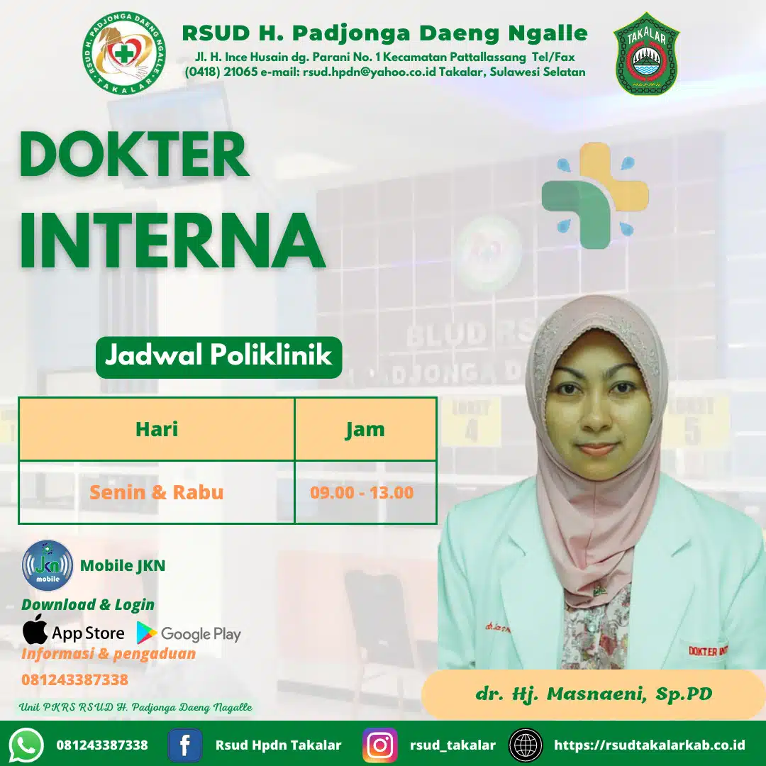 dr. Hj. Masnaeni, Sp.PD dr. Hj. Masnaeni, Sp.PD