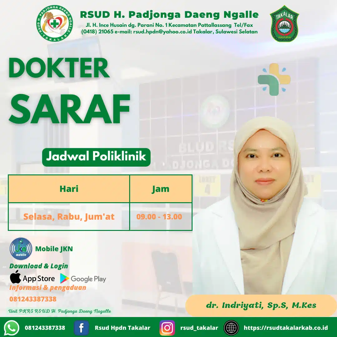 dr. Indriyati, Sp.S, M.Kes dr. Indriyati, Sp.S, M.Kes