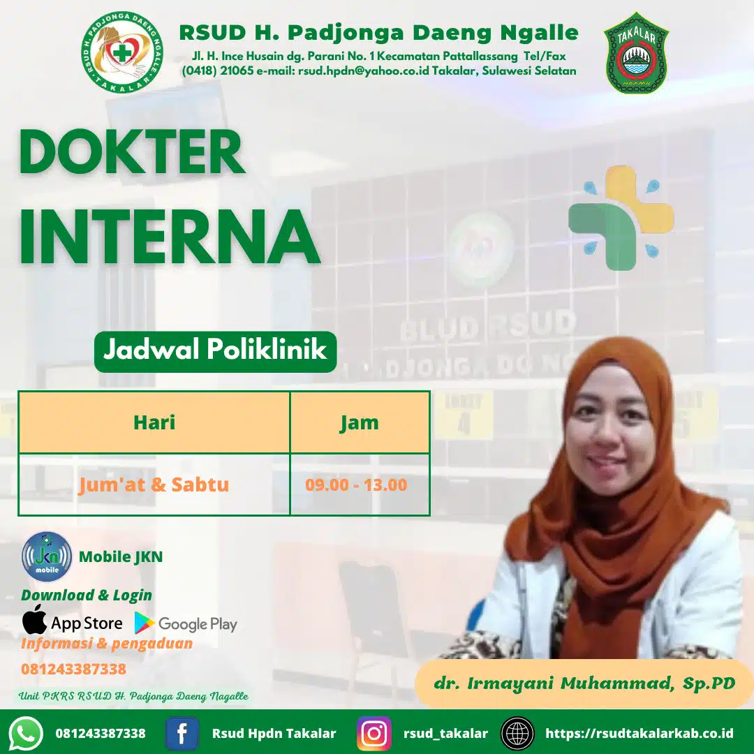 dr. Irmayani Muhammad, Sp.PD dr. Irmayani Muhammad, Sp.PD