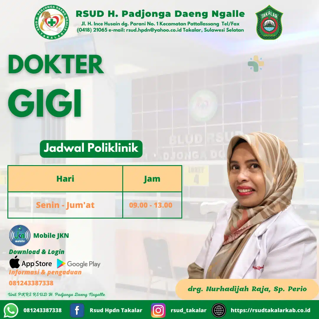 drg. Nurhadijah Raja, Sp. Perio drg. Nurhadijah Raja, Sp. Perio