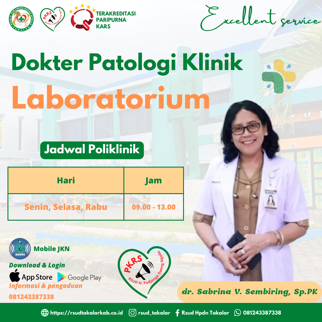 dr. Sabrina V. Sembiring, Sp.PK