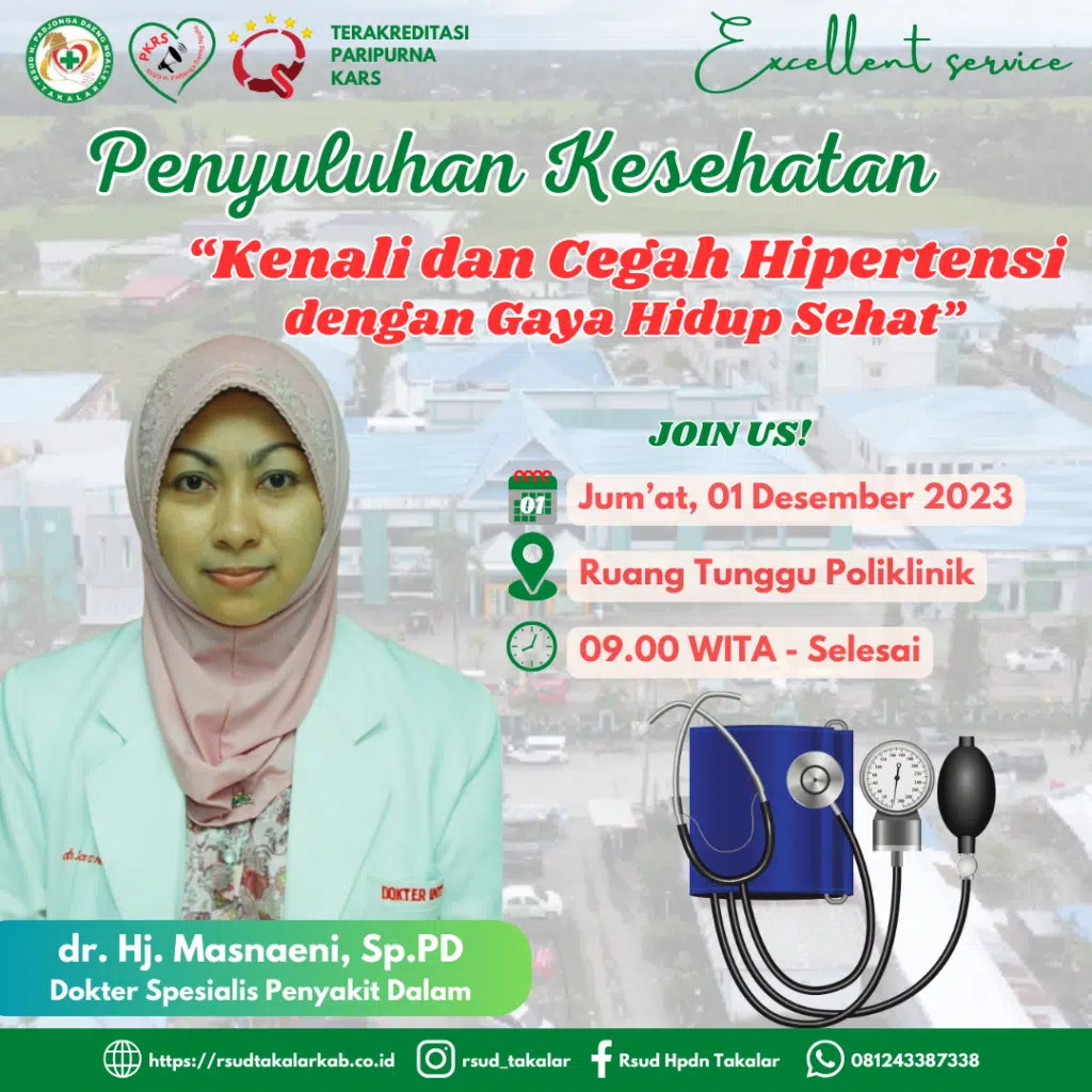 KENALI DAN CEGAH HIPERTENSI DENGAN GAYA HIDUP SEHAT 1 PENYULUHAN dr. Masnaeni