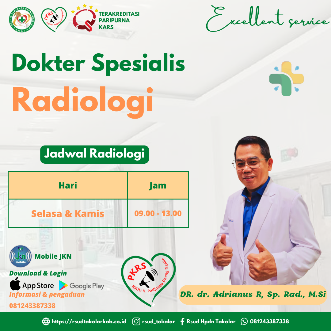 DR. dr. Adrianus R, Sp. Rad., M.Si