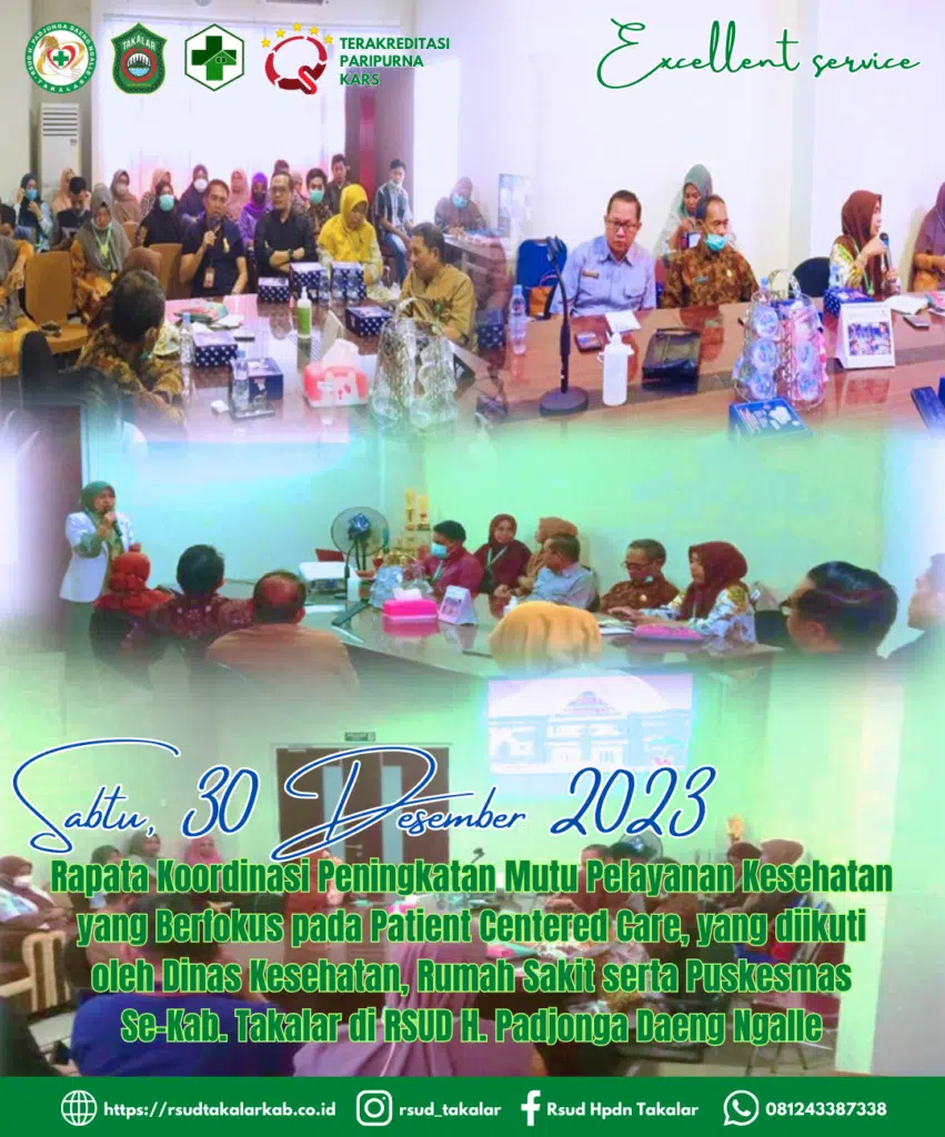 RAPATA KOORDINASI PENINGKATAN MUTU PELAYANAN KESEHATAN 10 RAPAT KOORDINASI