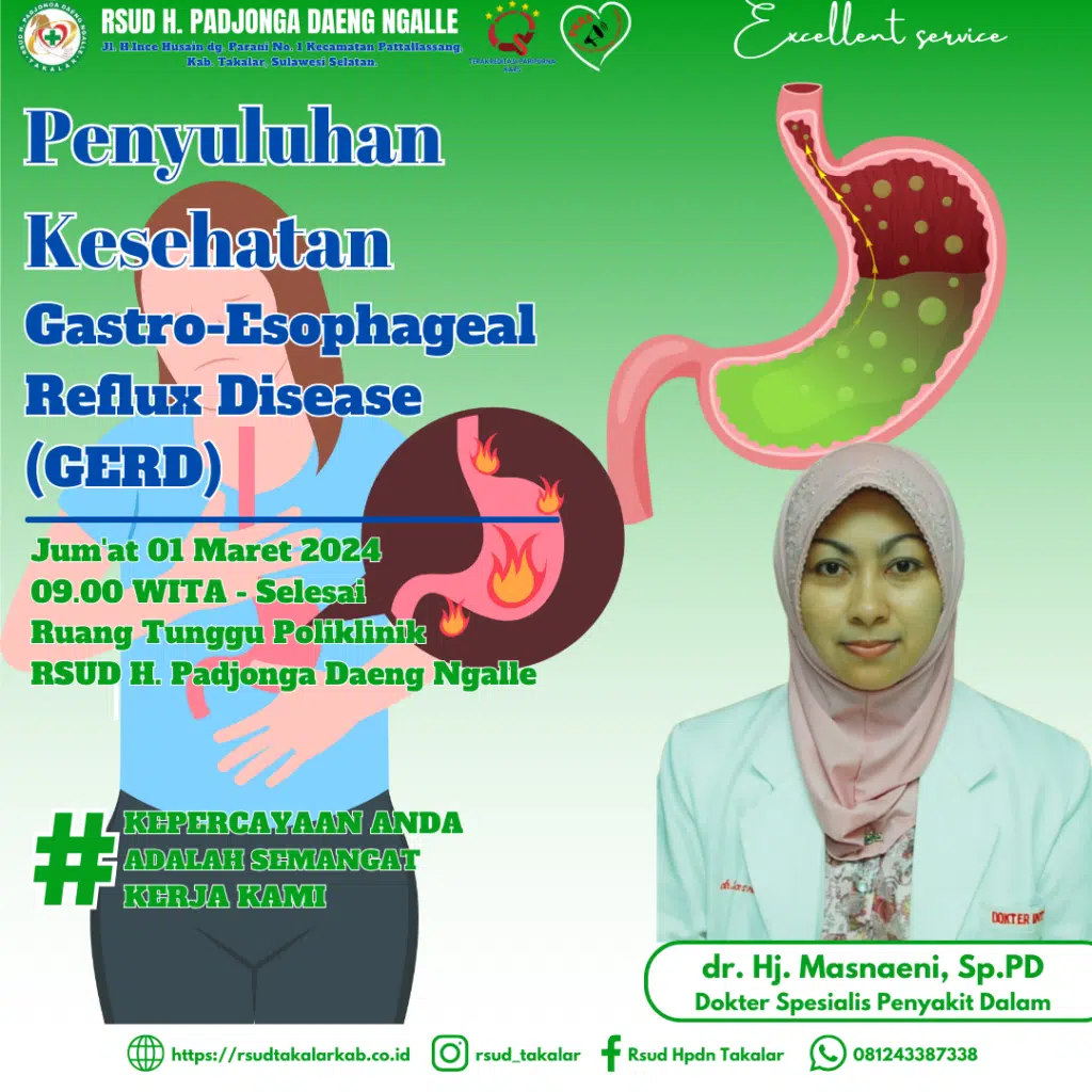 GASTRO-ESOPHAGEAL REFLUX DISEASE (GERD) 2 Jumat 01 Maret 2024