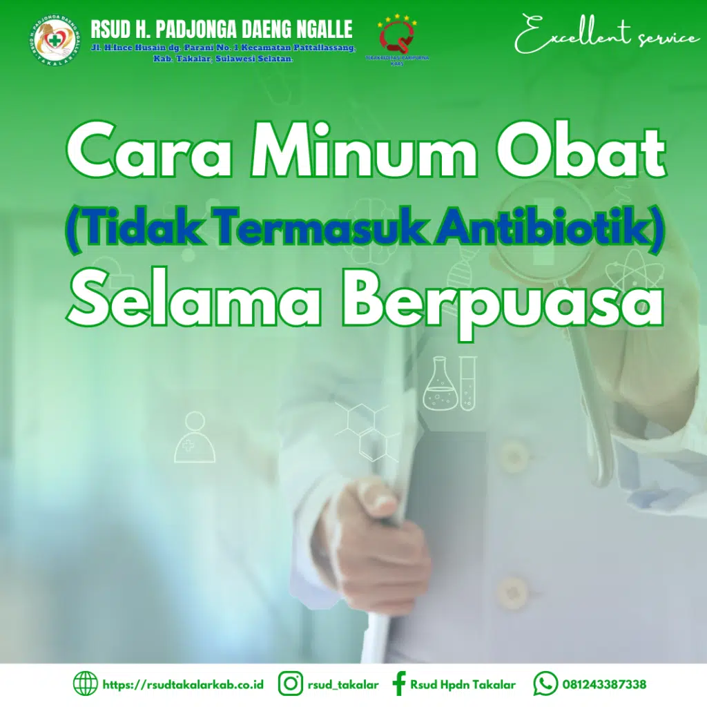 JADWAL MINUM OBAT YANG TEPAT SAAT PUASA RAMADHAN 1 Penggunaan Obat Pada Saat Puasa