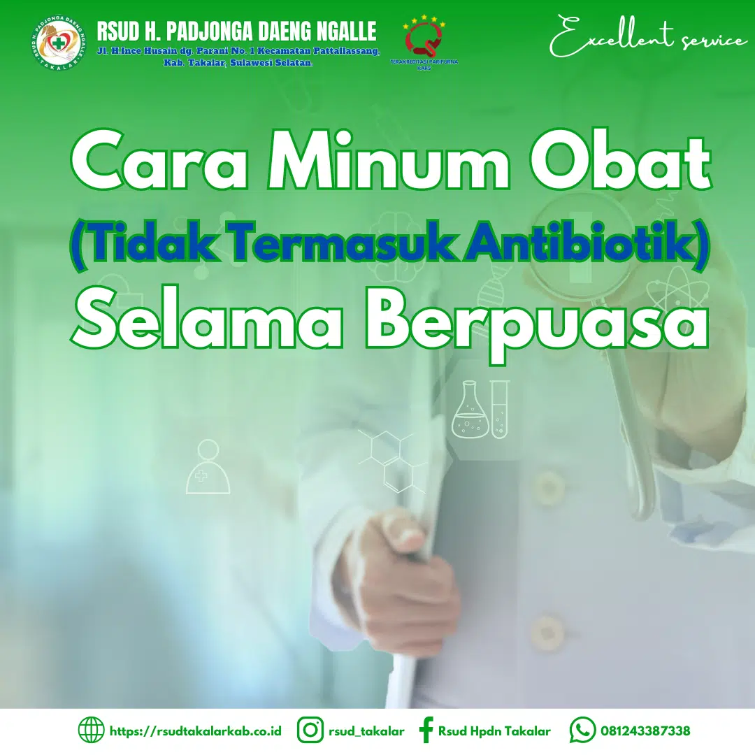 Penggunaan Obat Pada Saat Puasa