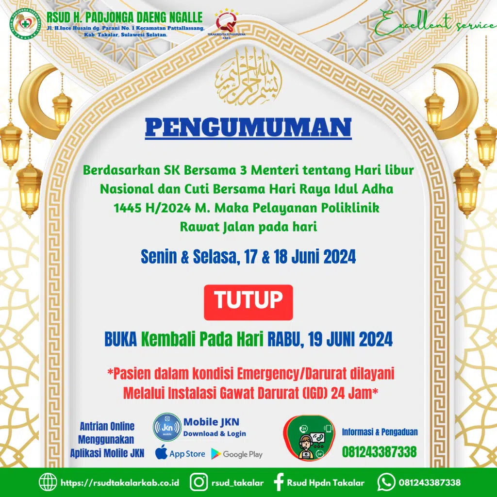 PENGUMUMAN 1 PENGUMUMAN LIBUR IDUL ADHA 2024 1